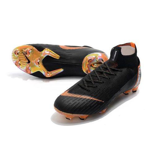 Nike Mercurial Superfly 360 Elite FG Dames - Zwart Oranje_5.jpg